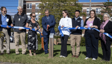 Ribbon cutting of RWH trail